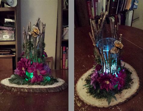 Wedding Centerpiece By Tandn Designs Butterfly Flowers Enchanted