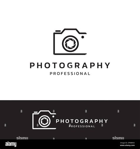 Photography Camera Logo Lens Camera Shutter Digital Line