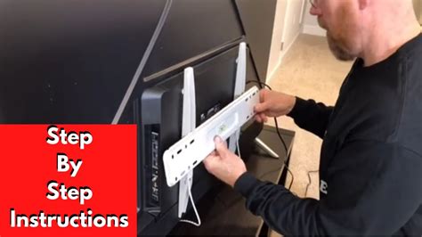 How To Hang A Tv Step By Step Instructions Ikea Uppleva Youtube