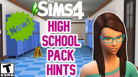New High School Pack Hints Sims 4 Youtube