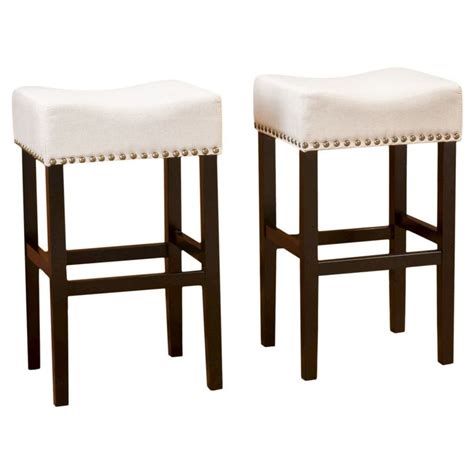 Laramie 30 Barstool Beige Set Of 2 Christopher Knight Home Bar