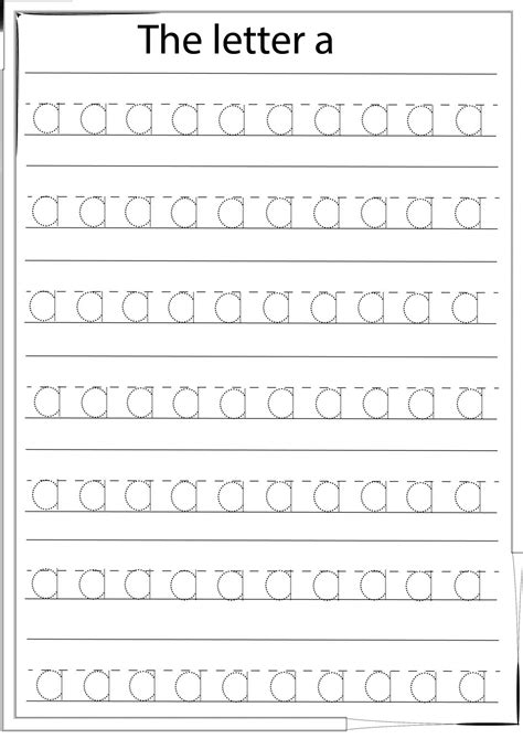 Lowercase Alphabet Tracing Worksheets Free Printable Pdf 740