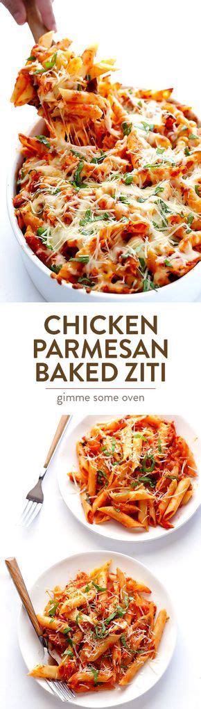 Chicken Parmesan Baked Ziti Recipe Italian Dishes Italian Recipes