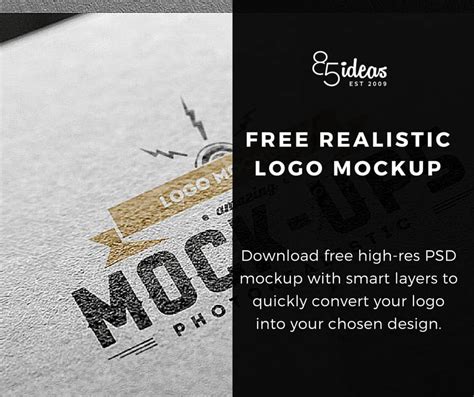 22 Of The Best Free Realistic Logo Mockup Templates