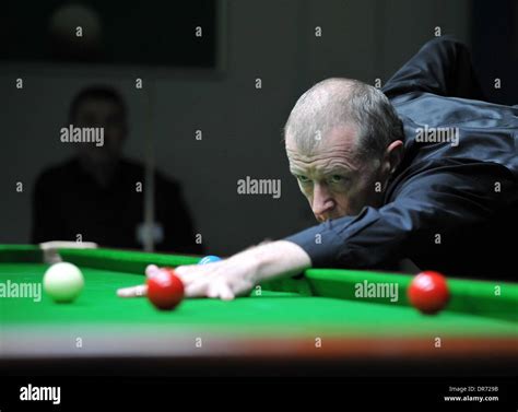 Former World Snooker Champion Steve Davis Playing In A Pro