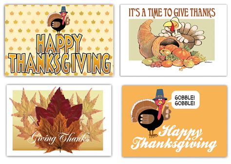 Assorted Happy Thanksgiving Postcards