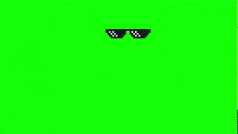 Gangsta Glasses Green Screen Youtube