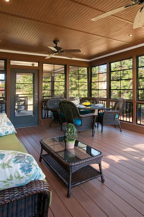 Three Season Porch With Eze Breeze Windows Back Porch Designed And