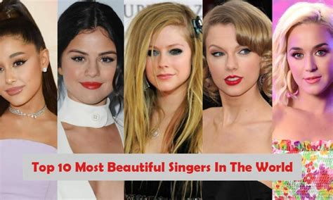 top 10 most beautiful female singers in the world in