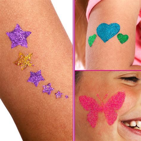 Girls Temporary Tattoo Stencil 100 Pack Temporary Tattoo Store