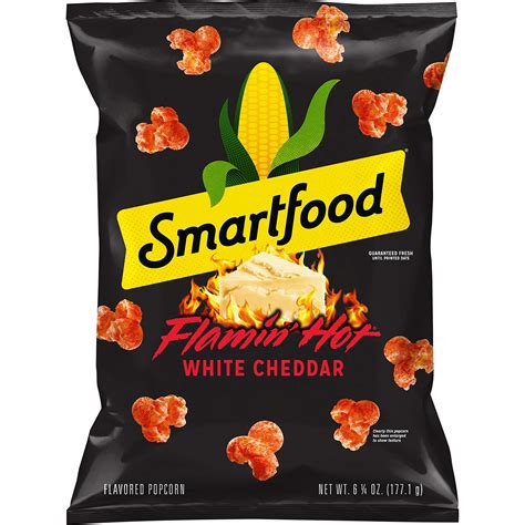 Buy Smartfood Popcorn Flamin Hot White Cheddar Oz Bag Online At Desertcartuae