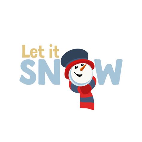 Royalty Free Let It Snow Clip Art Vector Images And Illustrations Istock