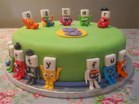 Eileen Atkinsons Celebration Cakes Cbeebies Alphablock Birthday Cake