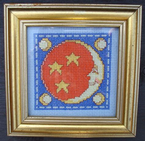 I think up until this year cross stitch in my mind was either cute fluffy ducks in gumboots under an umbrella or it was all flowers and poseys. 49 best images about Cross Stitch-Moon & Stars on ...