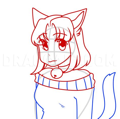 How To Draw A Neko Girl Step By Step Drawing Guide By Bigbootyjuicy