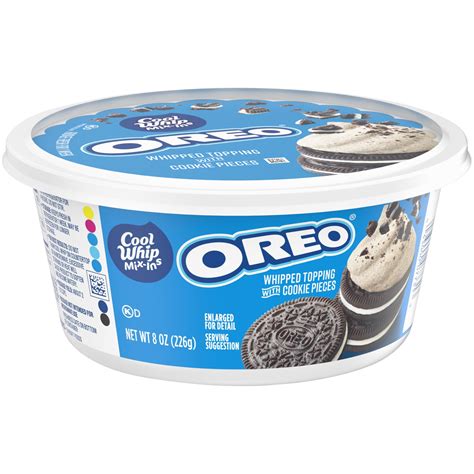 Cool Whip Mix Ins Oreo Cookie Whipped Topping 8 Oz Shipt