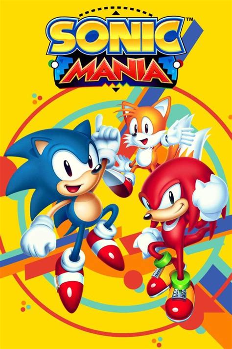 Sonic Mania Cover Or Packaging Material Mobygames