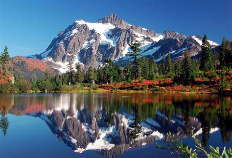 Beautiful Mount Shuksan In Washingtons North Cascade Mountains I Took This In The Fall