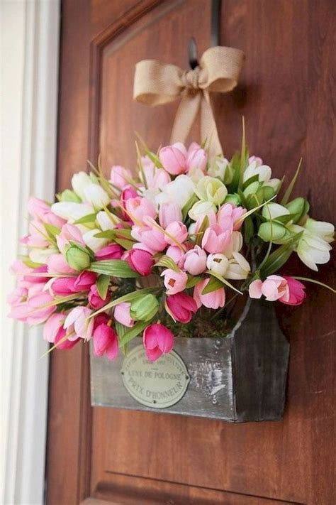 Activité manuelle printemps : 60+ idées de décoration pour la porte d