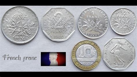 French Franc Coins Collection France Europe Youtube