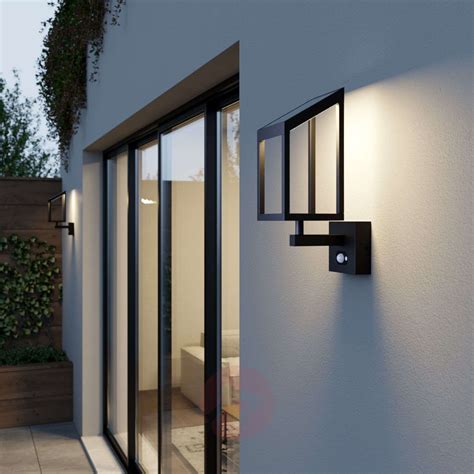 Lucande Timeo Led Solar Outdoor Wall Light Lightsie