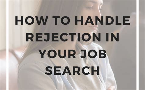 How To Handle Rejection In Your Job Search Copy 2 Cultivitae Cultivate Your Life And Career