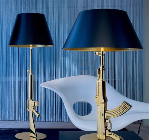 Seriously, what could be cooler? Flos Guns AK47 Table Lamp : Flos Lighting