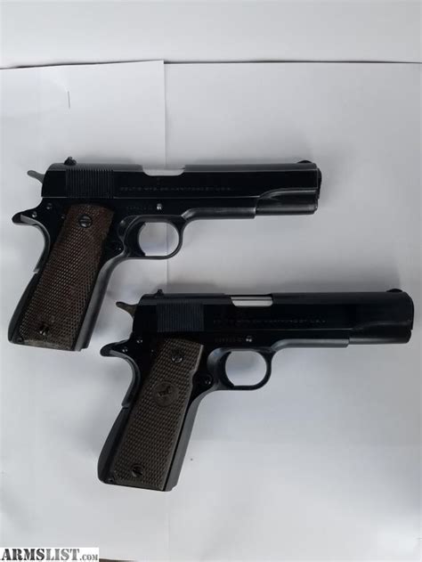 Armslist For Sale Pair Of 1951 Colt Commercial 1911 Government Models