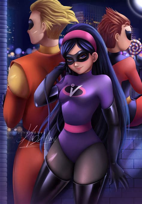 My Take On Ten Years Later Violet Parr Aka Invisigirl Along With
