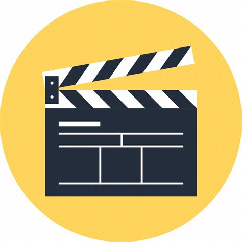 Action Cinema Cinematography Clapboard Clapper Film Movie Icon