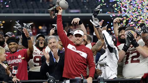 Oklahoma Coach Lincoln Riley Learns Hes Playoff Bound On