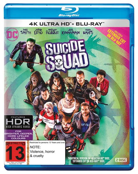 Suicide Squad Blu Ray Uhd Blu Ray Buy Now At Mighty Ape Nz