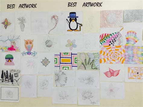 Grade 7 Artworks Grade 7 And Grade 8 Art Class