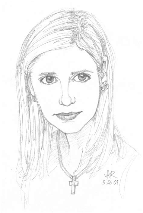 Dibujo Para Colorear De Buffy Cazavampiros