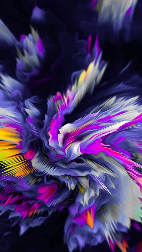 Exploding Flower Abstract Wallpaper 8k Ultra Hd Id6310