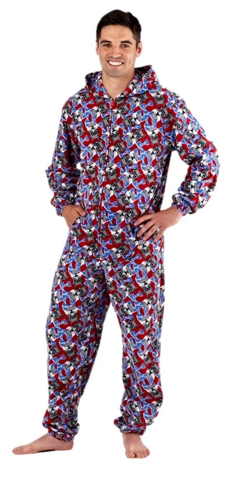 Herren Flauschig Einteiler Schlafanzug Pyjama Strampler Geek S M L Ebay