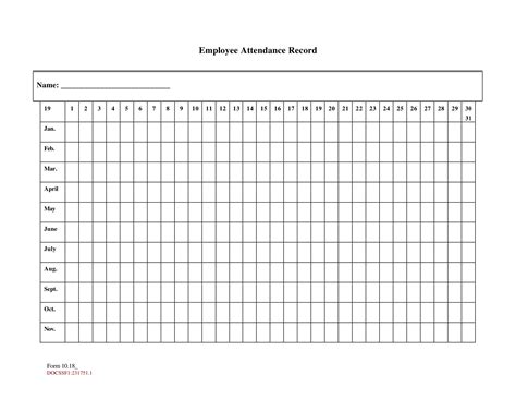 Printable Attendance Sheet Examples Format Pdf Examples