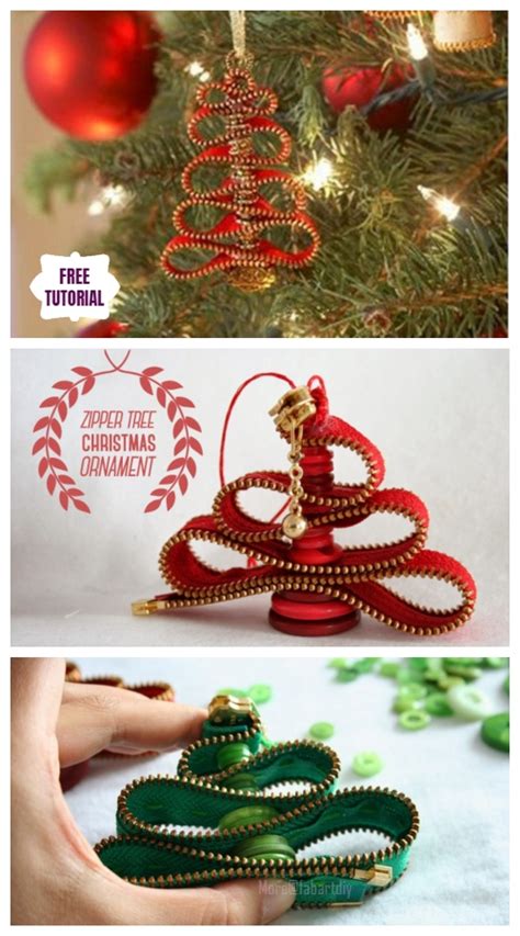 Diy Easy Ribbon Bead Christmas Tree Ornament Tutorial