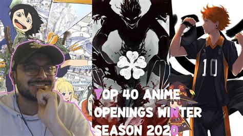 2020 is finally coming to an end, here's a compilation of the best 2020 anime openings and endings what was your favorite. TOP 40 ANIME OPENINGS WINTER SEASON 2020 REACTION! - YouTube