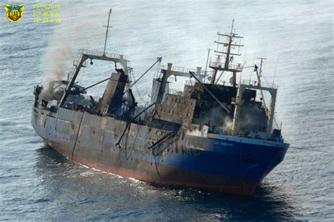 Russian Trawler Sinks After Fire Maritime News Ais Marine Traffic