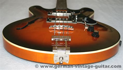 Framus 5144 Atlantic „star Bass“ 1969 German Vintage Guitar