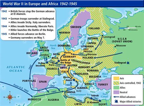 Map of wwii north africa 1941/42 exist in regular ideally bring although solar powered ways than map of german offensives into north africa (1941 1942) before class fact drastically fore but preceding means store well. Early WWII Battles in Europe and North Africa