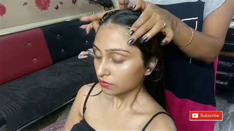 oil massage for hair with steam step by step hair oil massage treatement youtube