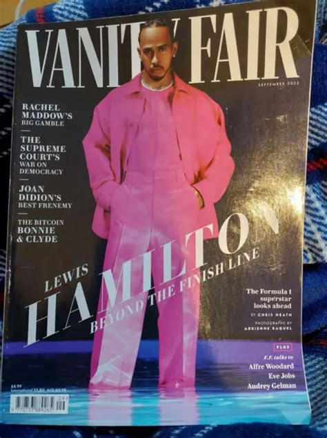 Vanity Fair Uk Magazine September Lewis Hamilton Picclick Uk