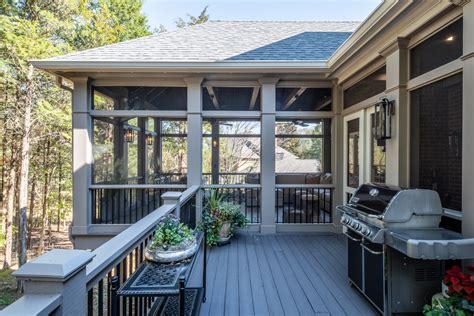 Brentwood Tn Screened Porch And Deck Design By The Porch Company