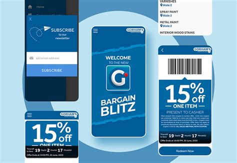 Gorham Bargain Blitz on Behance