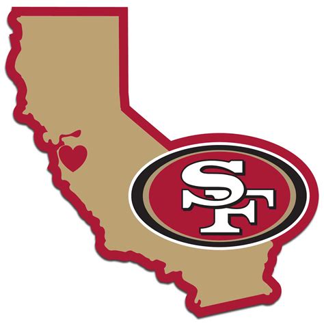 San Francisco 49ers Decal Home State Pride Sports Fan Shop