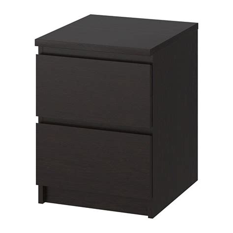 We offer a range of sofas, beds, kitchen cabinets, dining tables & more. MALM 2-drawer chest - black-brown - IKEA