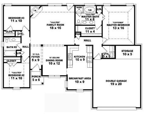 This post published on friday, july 3rd, 2020. 4-Bedroom Modular Floor Plans 4 Bedroom One Story House ...