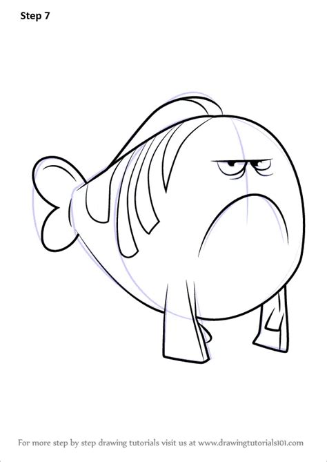 Learn How To Draw Mr Grumpfish From Bubble Guppies Bubble Guppies